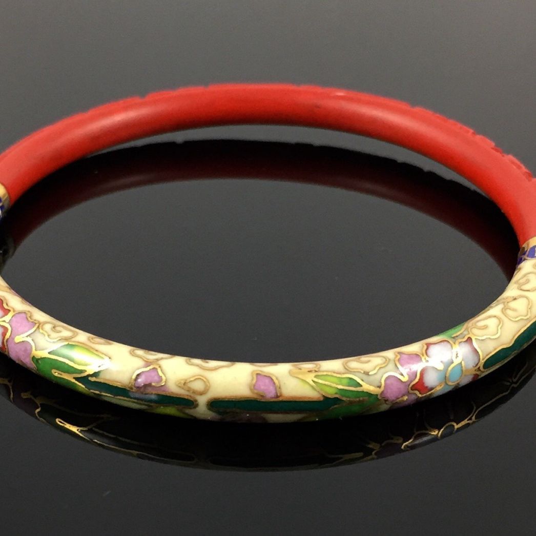 Cinnabar sale bangle bracelet