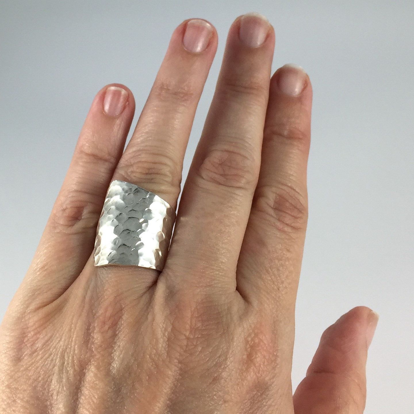 Vintage Sterling Silver Tapered Ring